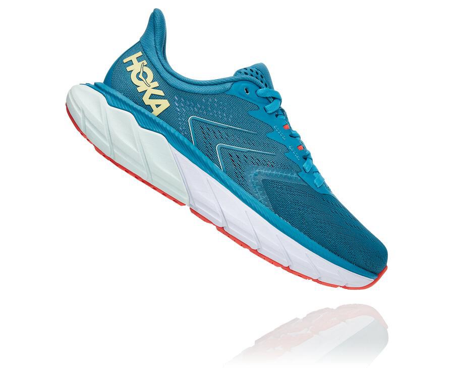 Tenis Hoka One One Mujer Azules/Blancos - Arahi 5 - FJUK56341